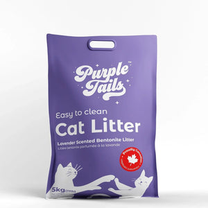 Purple Tails Odour Control Cat Litter (Lavender) - 5kg