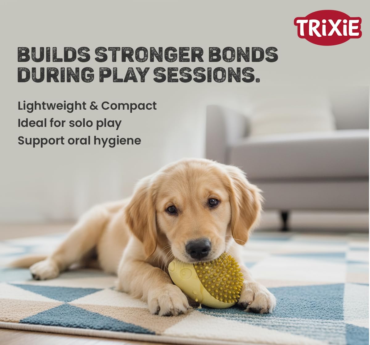 Trixie Hedgehog Dog Toy TPR - 12 cm