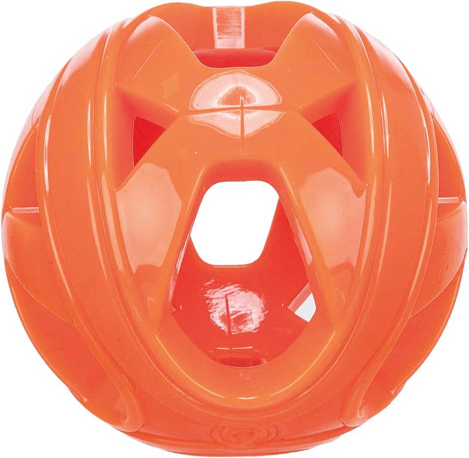 Trixie Honeycomb Ball Dog Toy Tpe  Dia 6cm Orange