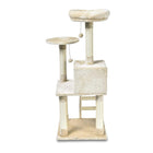 Zigly Lifestyle Celeste medium cat tree with scratching posts, plush perches and a hideaway cube