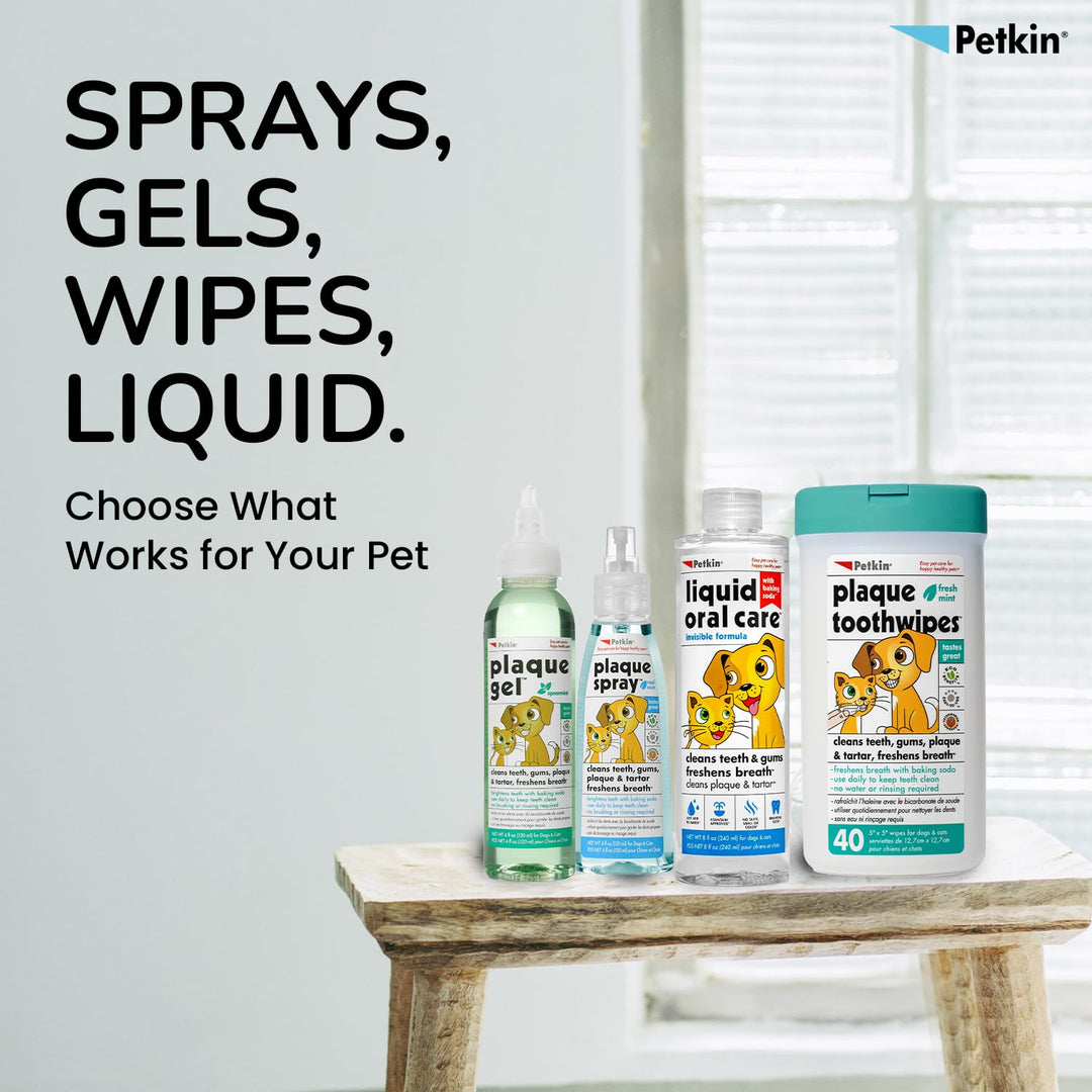 Petkin Plaque Gel Spearmint - 120ml