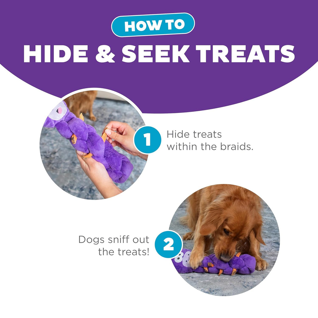 Outward Hound Twistiez Highland Cow Multicolor Dog Toy Large