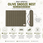ZL Olive Snooze Nest Pet Mat