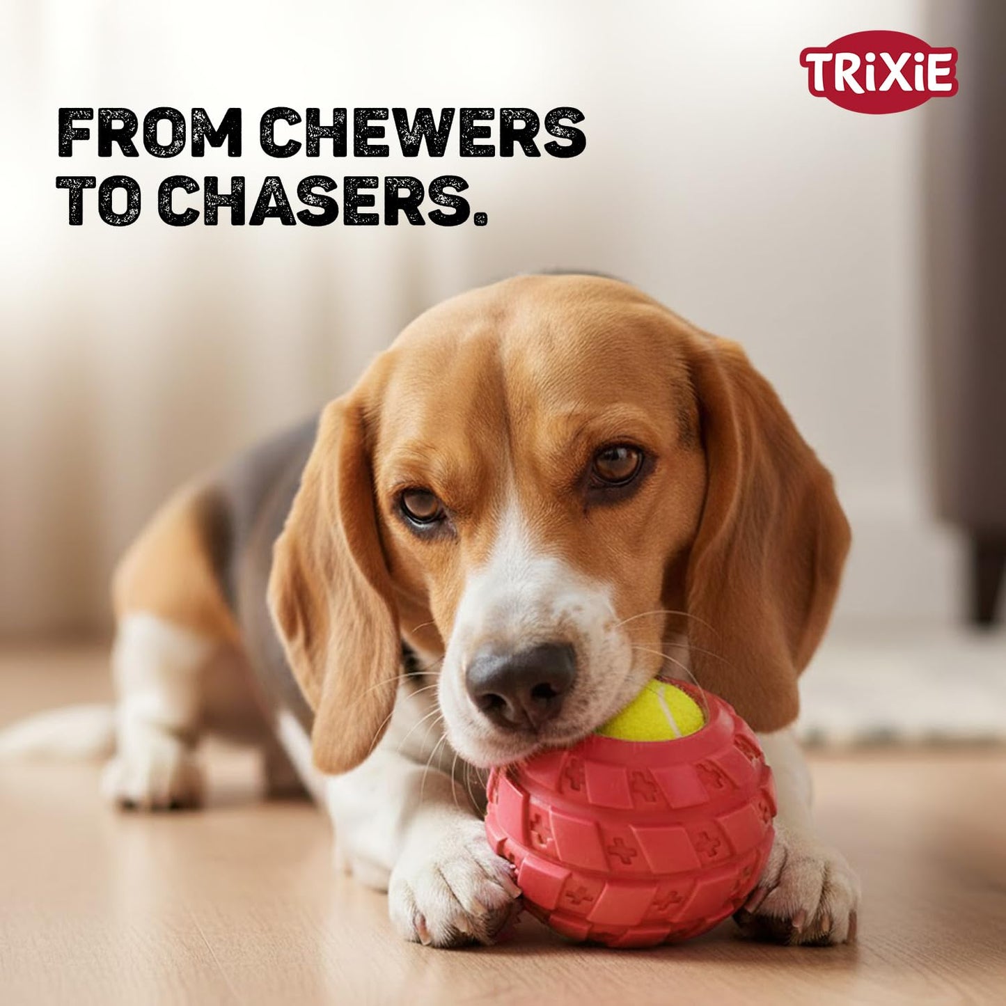 Trixie Tennisball In Tyre Dog Toy