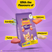 PURINA FRISKIES Surfin' Favourites Mackerel Tuna Salmon & Sardine Flavours Dry Adult Cat Food - 1kg