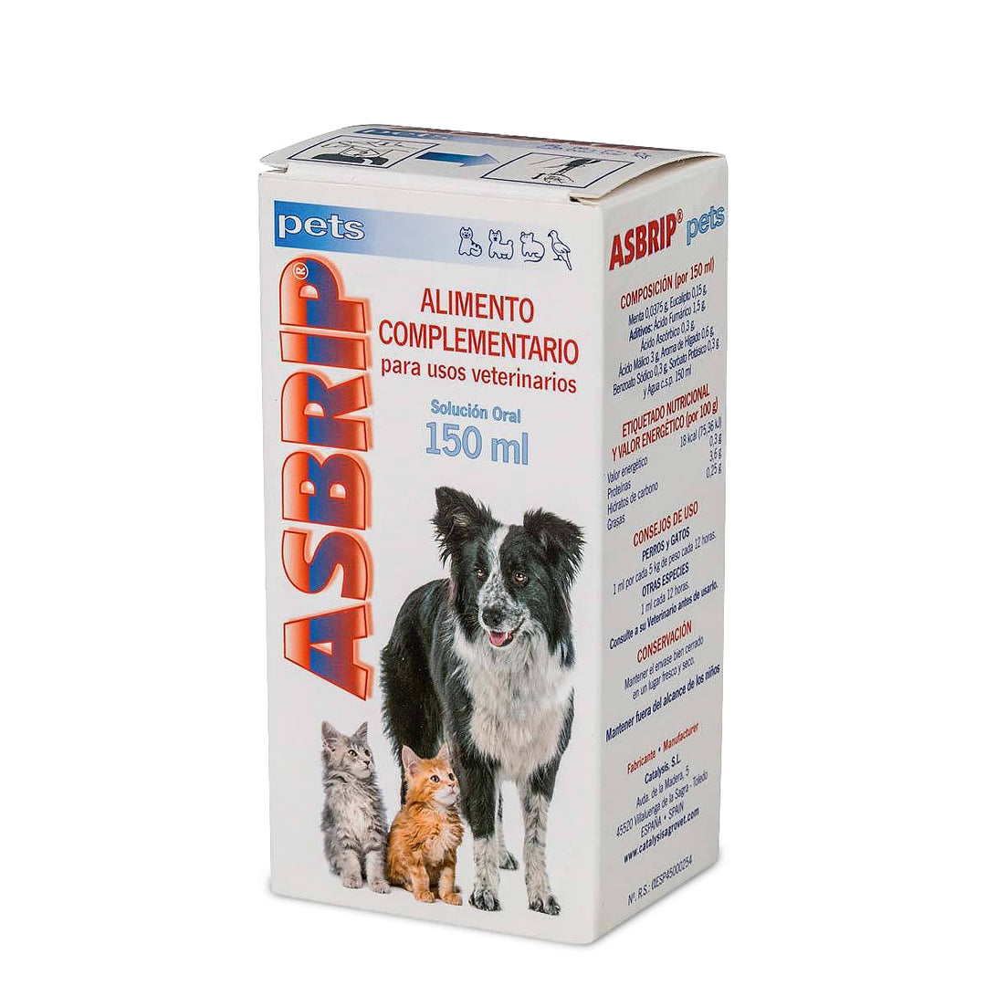 Vivaldis Asbrip Cough Syrup for Dogs and Cats (150ml)