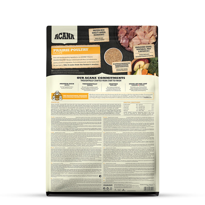 ACANA Classic Prairie Poultry Dry Dog Food - All Breed & Ages
