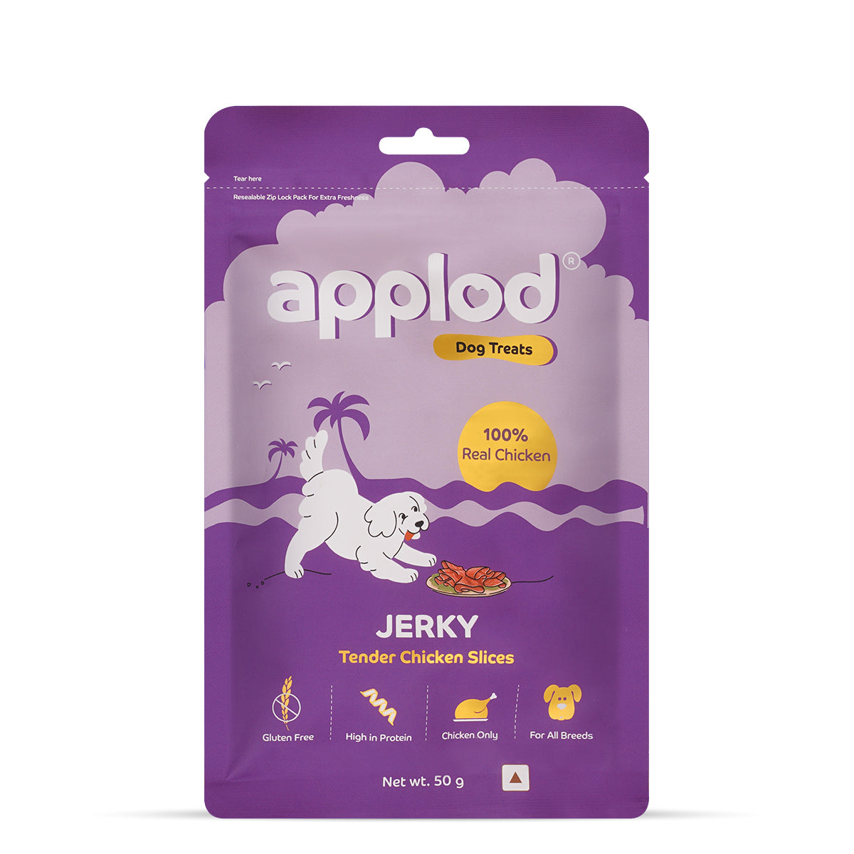Applod Tender Chicken Slices Dog Treat - 50g