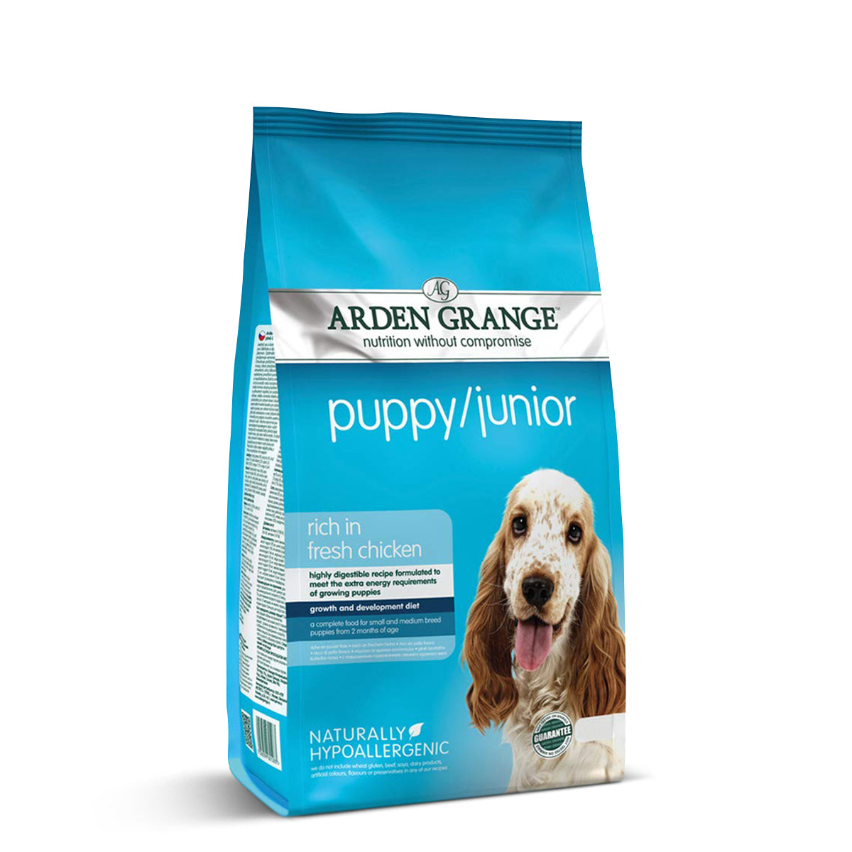 Arden Grange Puppy/Junior Fresh Chicken Dry Dog Food - Small/Medium Breed