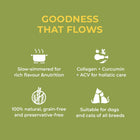 Zigly pet food benefits: slow-simmered nutrition, collagen with curcumin and ACV, natural grain-free, for all dog and cat breeds