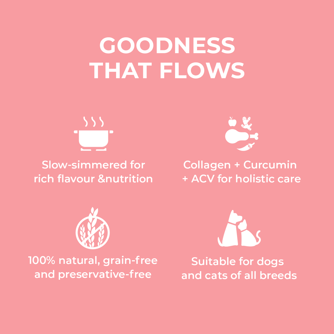 Applod Chicken & Lamb Bone Broth Original for Dogs & Cats - 150ml