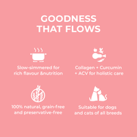 Applod Chicken & Lamb Bone Broth Original for Dogs & Cats - 150ml