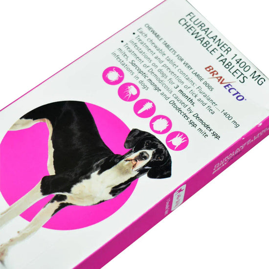 Bravecto Chewable 1400Mg Tablet For Dog - 40-56 kg