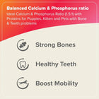 Beaphar Bone Builder (Calcium & Phosphorus) Powder Supplement for Dogs & Cats (400g)
