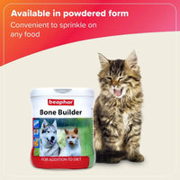 Beaphar Bone Builder Powder with Calcium for Dogs and Cats Food Supplement - 400g
