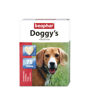 Beaphar Doggys Biotine Tablets Dog Supplement - 75 Tablets