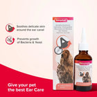 Beaphar (Cetrimide & Chlorhexidine) Ear Cleaner for Dogs & Cats (50ml)