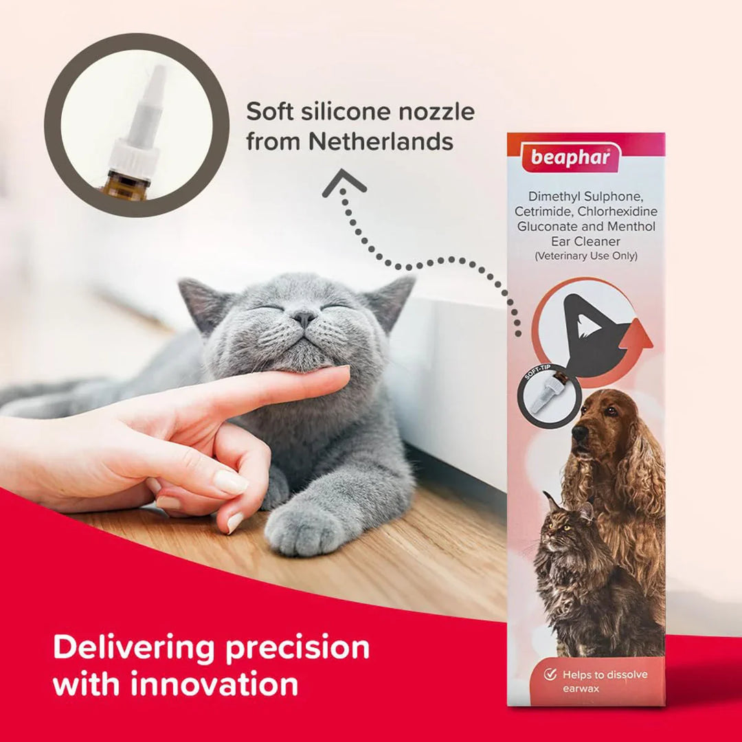 Beaphar Ear Cleaner for Dogs and Cats - 50ml