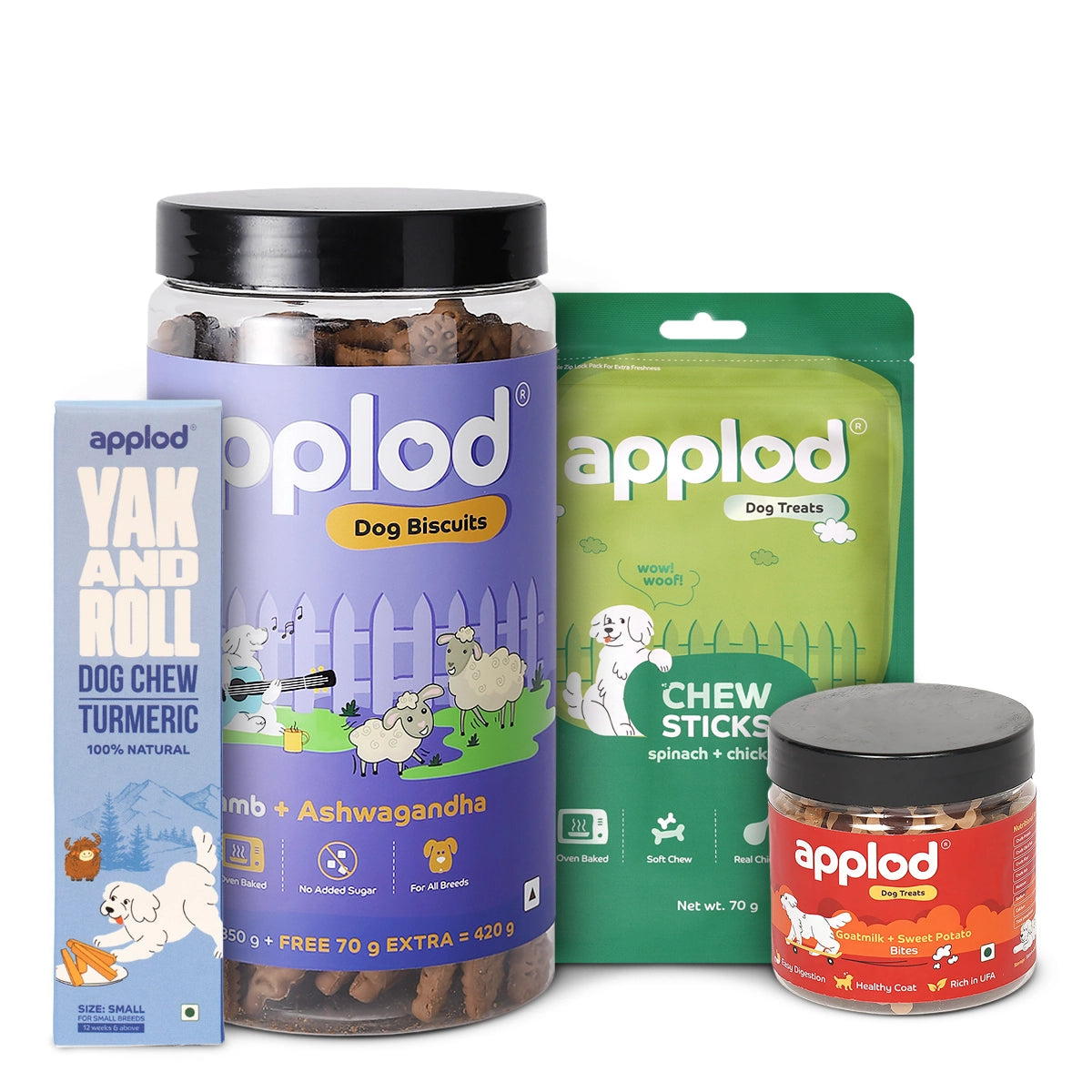 Applod Herbal Care Variety Treat Combo for Dogs