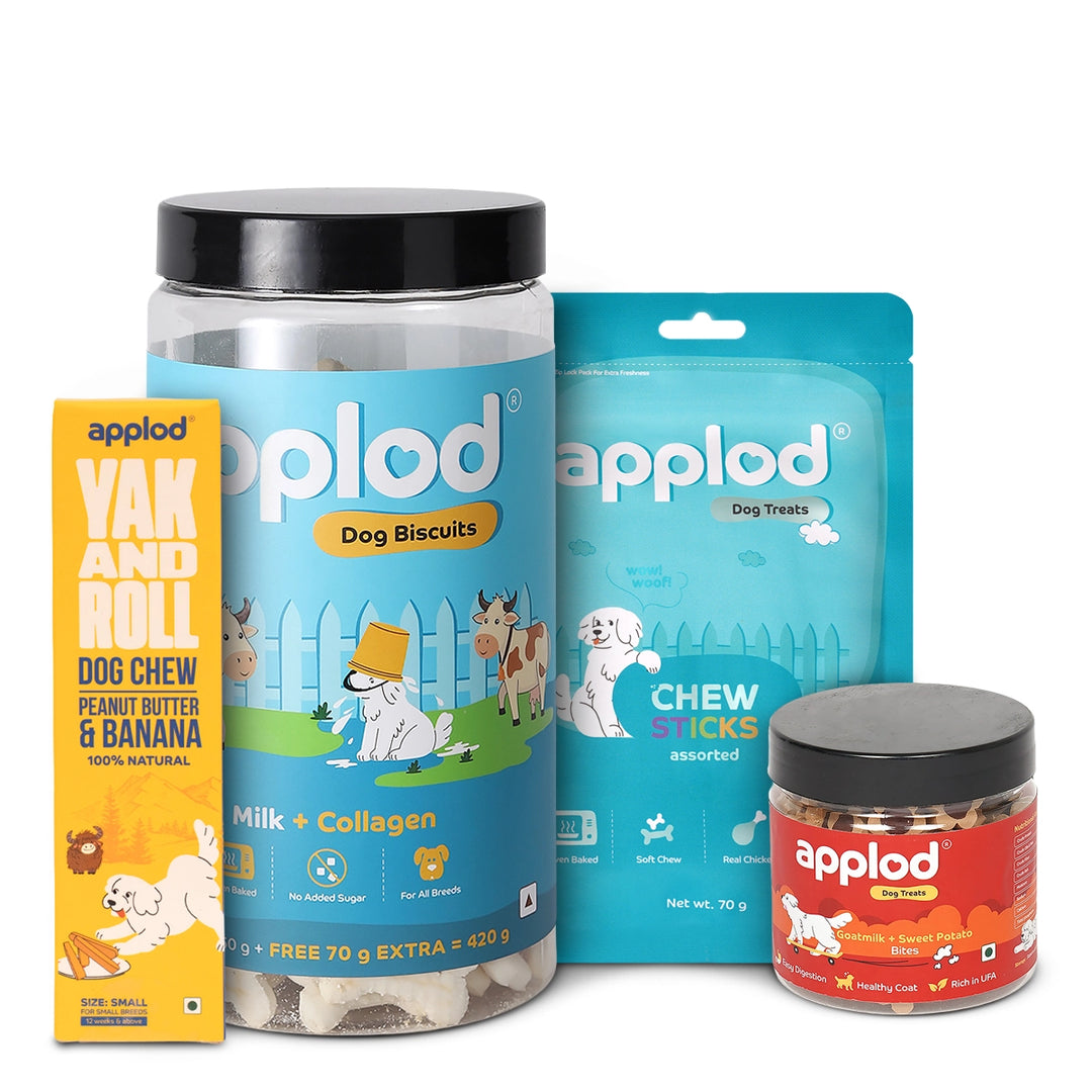 Applod Puppy Care Special Assorted Treat & Growth Combo