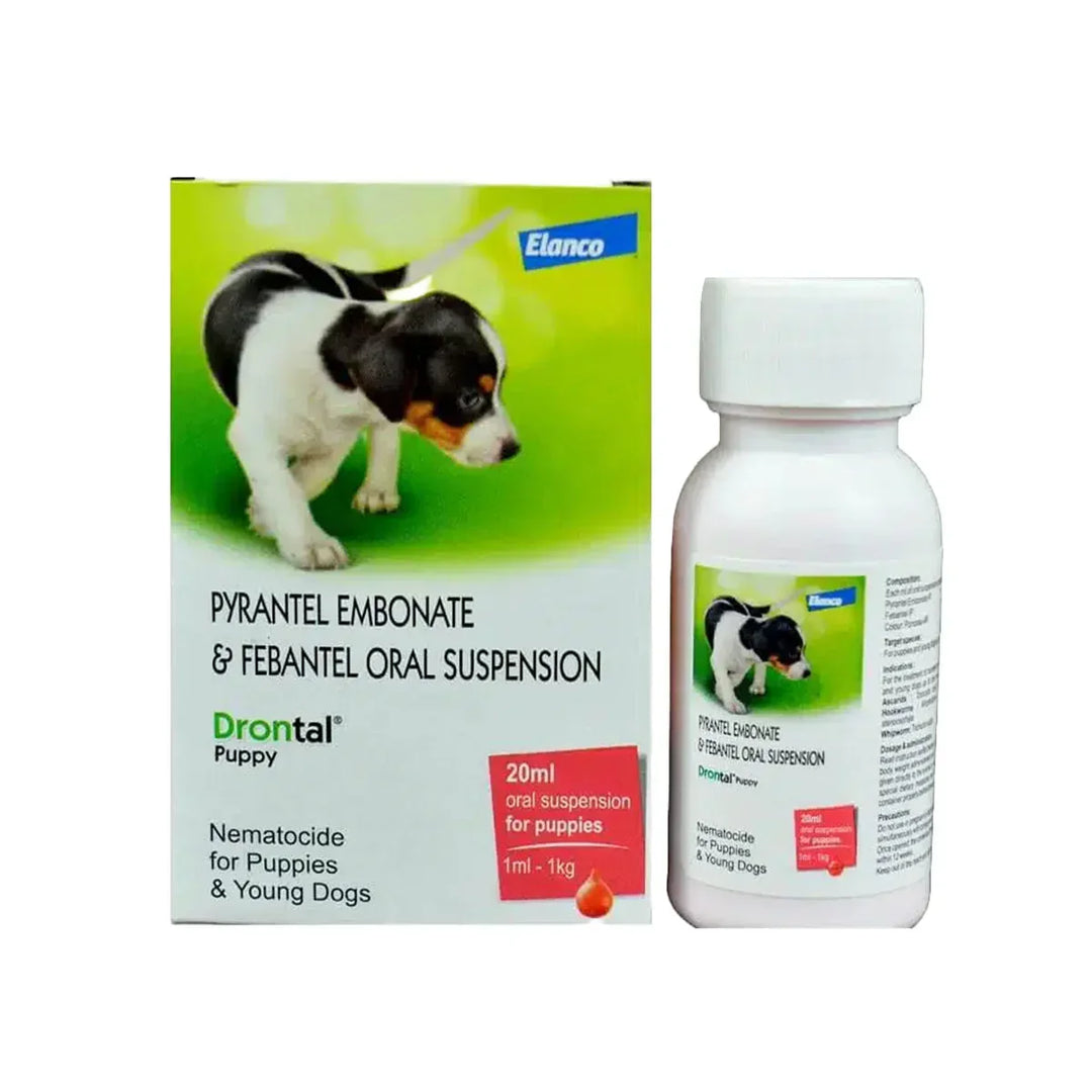 Bayer Drontal Puppy Deworming Suspension - 20ml