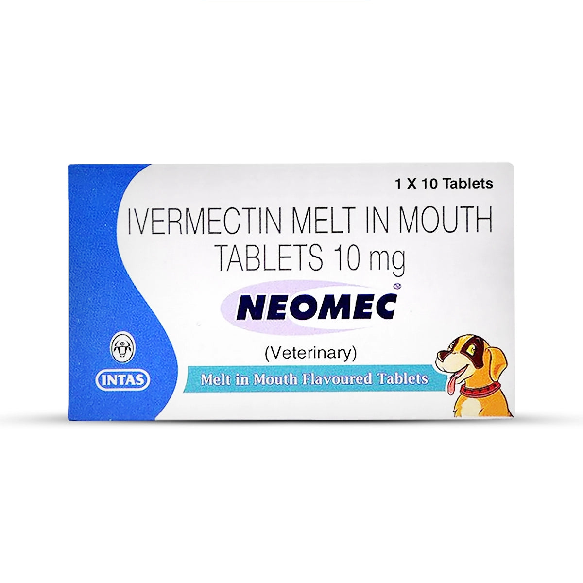 Intas Neomec (Ivermectin) 10mg Tablets for Dogs
