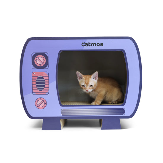 Catmos Netflix & Purr Cat Scratcher with Free Catnip