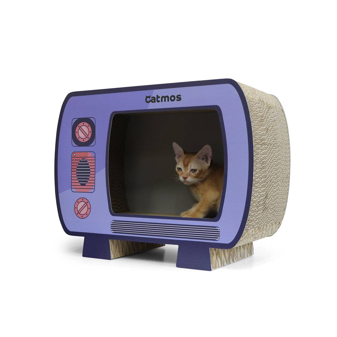 Catmos Netflix & Purr Cat Scratcher with Free Catnip