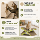 Catmos X-Flex Cat Scratcher with Free Catnip