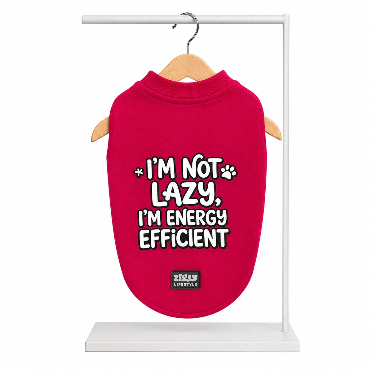 Zigly Lifestyle Energy Efficient Dog T-Shirt - Red