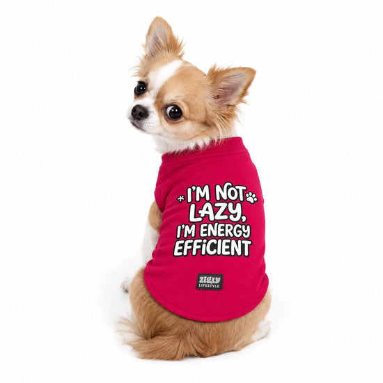 Zigly Lifestyle Energy Efficient Dog T-Shirt - Red