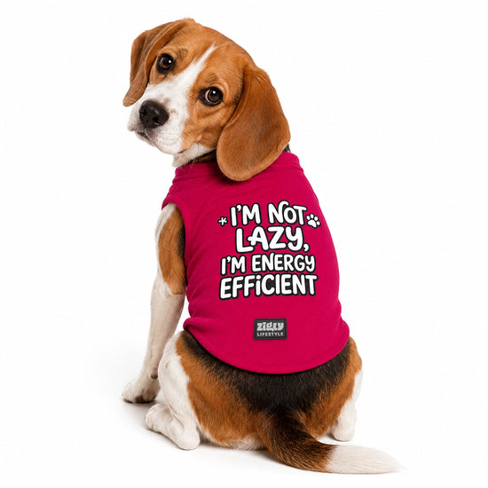 Zigly Lifestyle Energy Efficient Dog T-Shirt - Red
