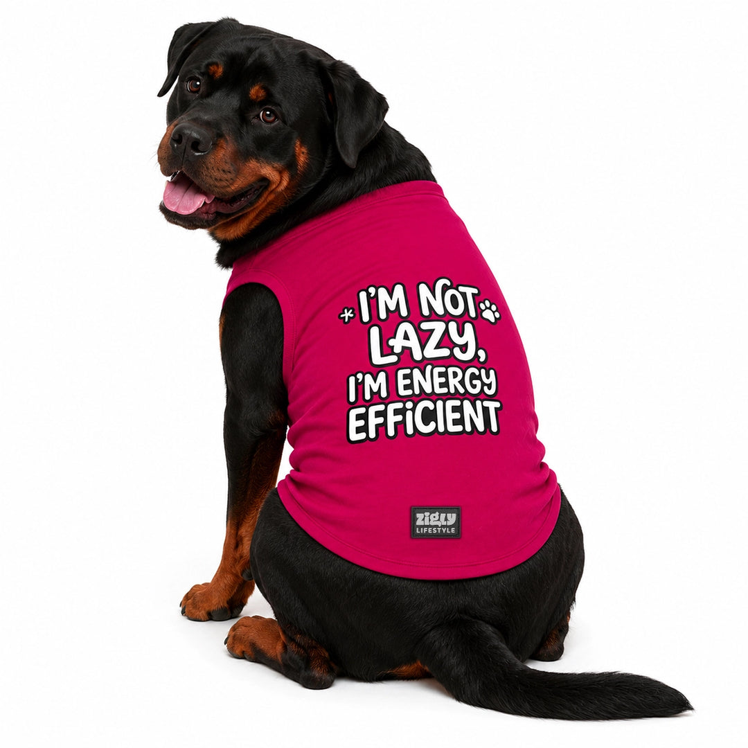 Zigly Lifestyle Energy Efficient Dog T-Shirt - Red