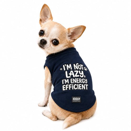 Zigly Lifestyle Energy Efficient Dog T-Shirt - Navy
