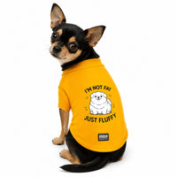 Zigly Lifestyle Fab & Fluffy Dog T-Shirt - Yellow
