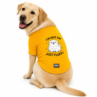 Zigly Lifestyle Fab & Fluffy Dog T-Shirt - Yellow