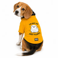 Zigly Lifestyle Fab & Fluffy Dog T-Shirt - Yellow