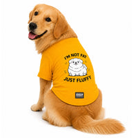Zigly Lifestyle Fab & Fluffy Dog T-Shirt - Yellow