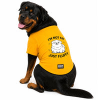 Zigly Lifestyle Fab & Fluffy Dog T-Shirt - Yellow