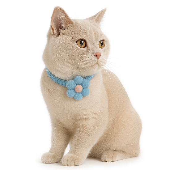 ZL Blossom Bloom Bluebell Cat Collar