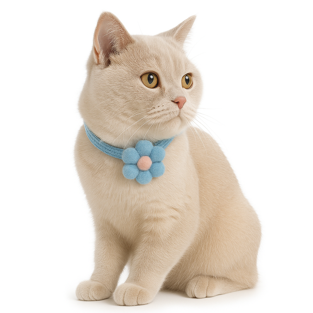 ZL Blossom Bloom Bluebell Cat Collar