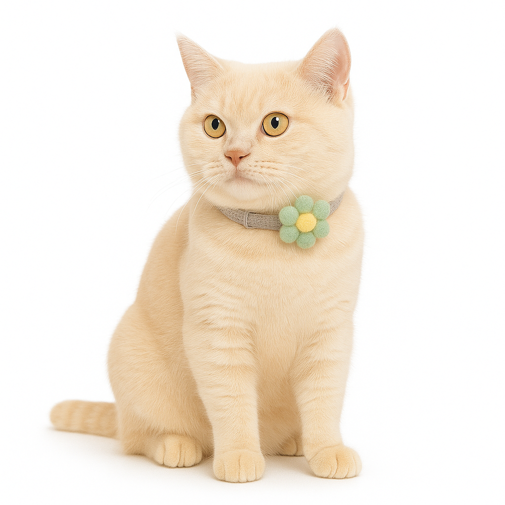 ZL Blossom Bloom Olive Cat Collar