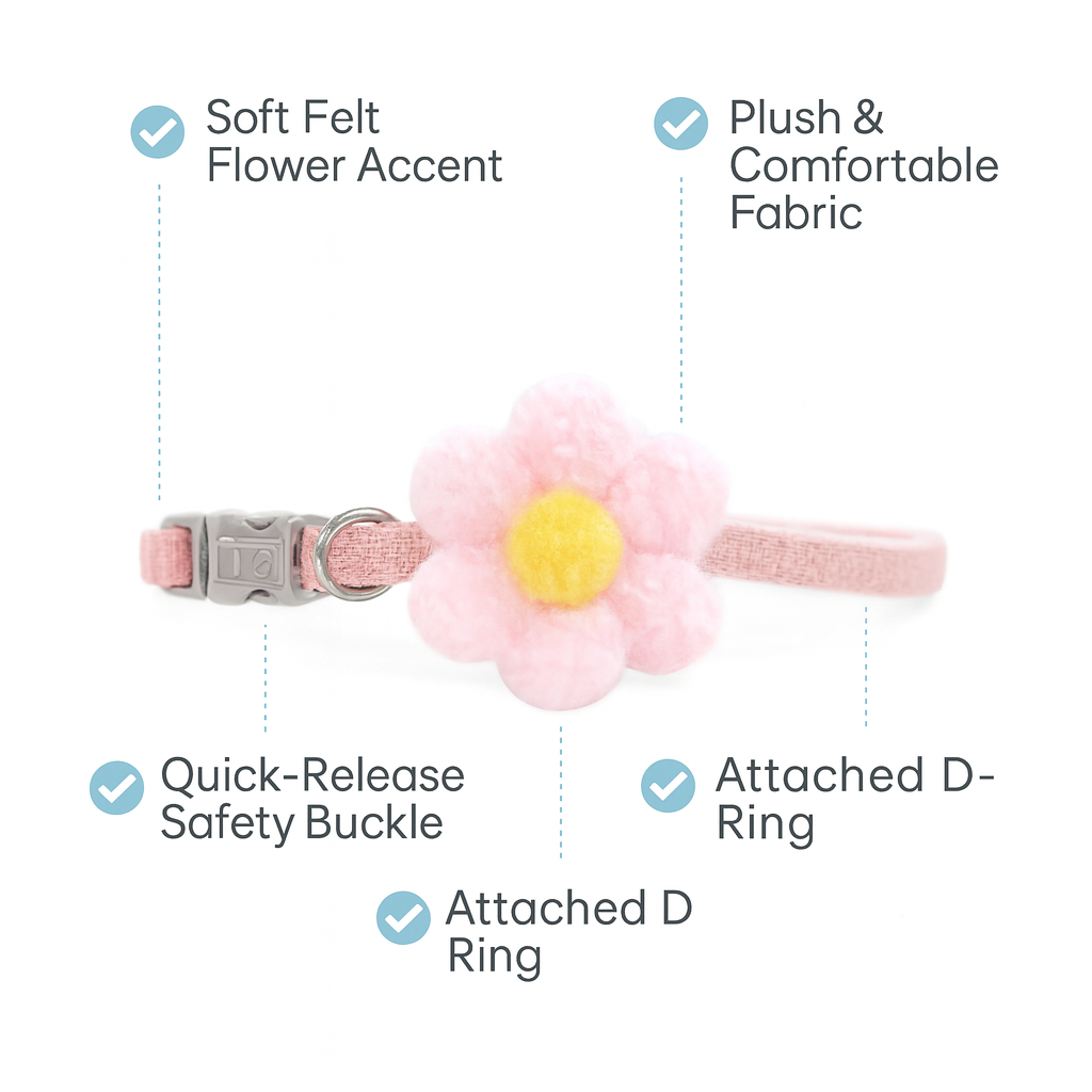 ZL Blossom Bloom Rosie Cat Collar