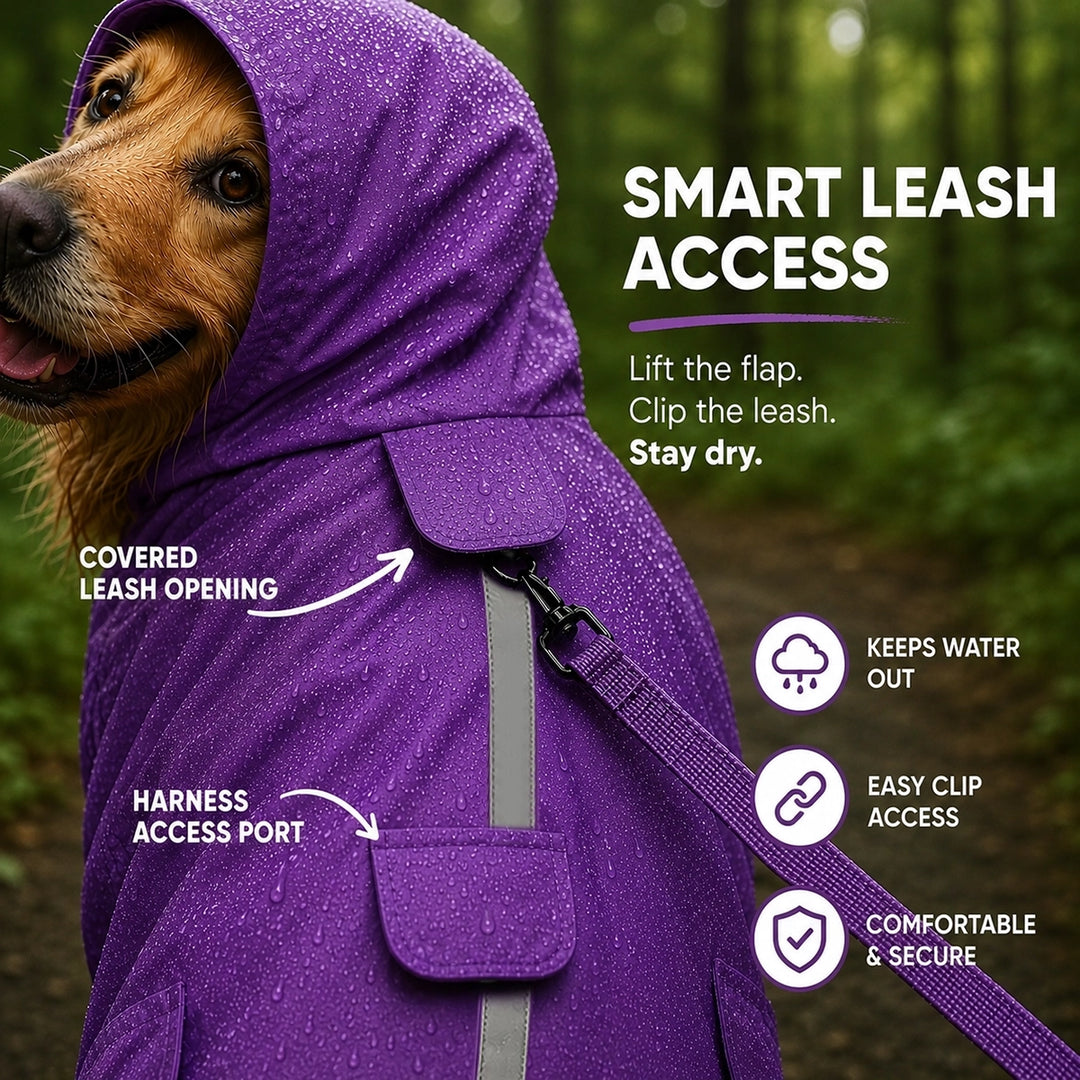 ZL Rain Ready Raincoat Purple
