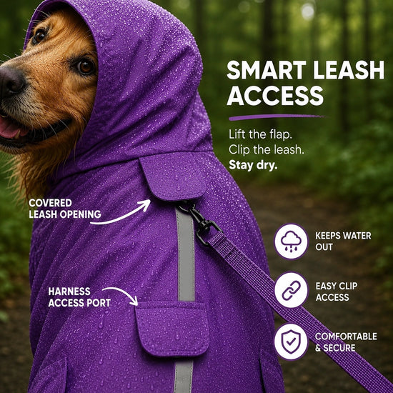 ZL Rain Ready Raincoat Purple