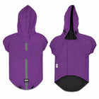 ZL Rain-Ready Dog Raincoat – Quick-Fastening Waterproof Monsoon Jacket (Purple)