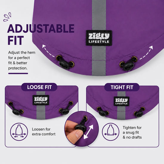ZL Rain Ready Raincoat Purple