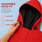 ZL Rain Ready Raincoat Red