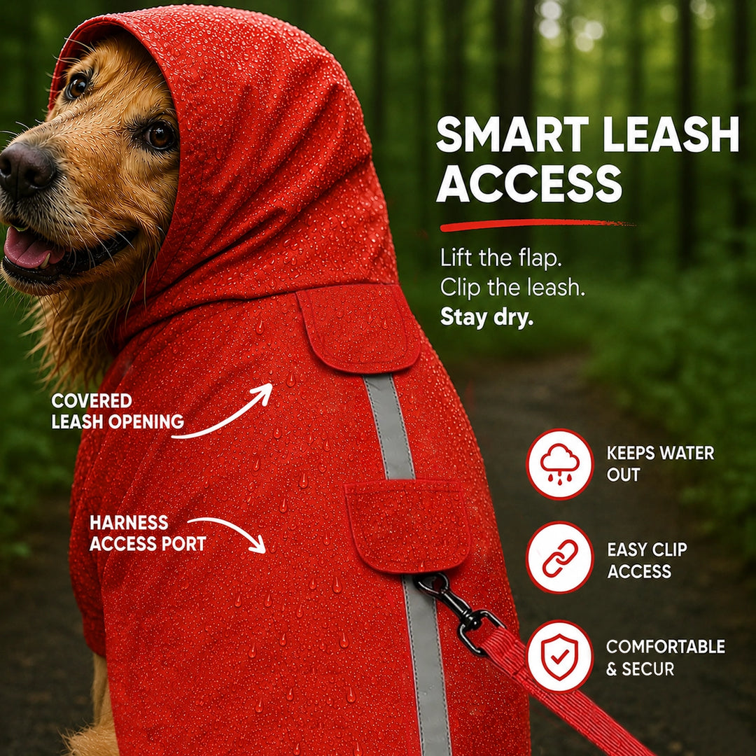 ZL Rain Ready Raincoat Red