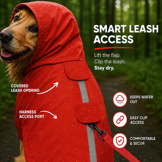 ZL Rain Ready Raincoat Red